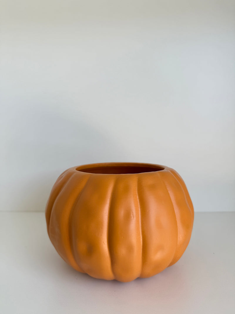Orange Pumpkin Vase