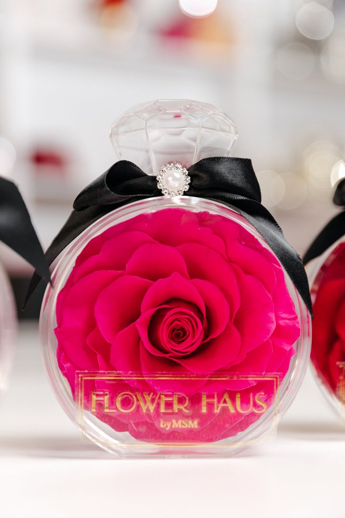 Preserved Rose in Perfume Bottle