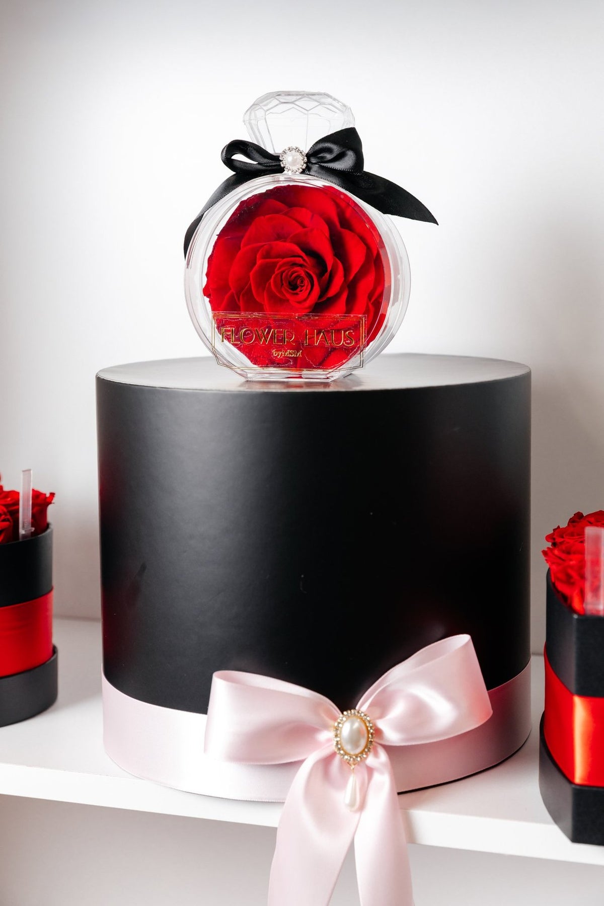 Preserved Rose in Perfume Bottle