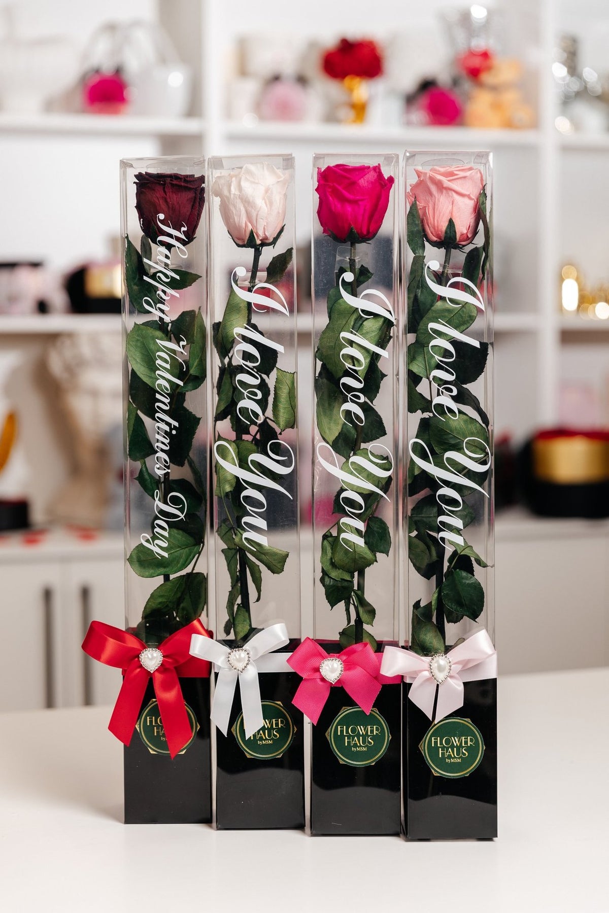 Single Long Preserved Rose