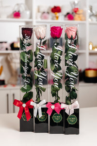 Single Long Preserved Rose