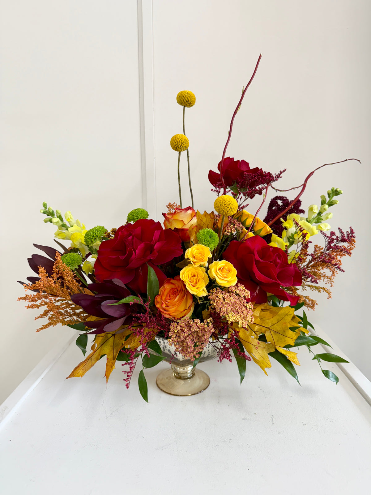 Fall Blooms Vase Arrangement